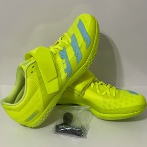 ADIDAS ADIZERO HJ HIGH JUMP TRACK SPIKES SOLAR YELLOW FW2244